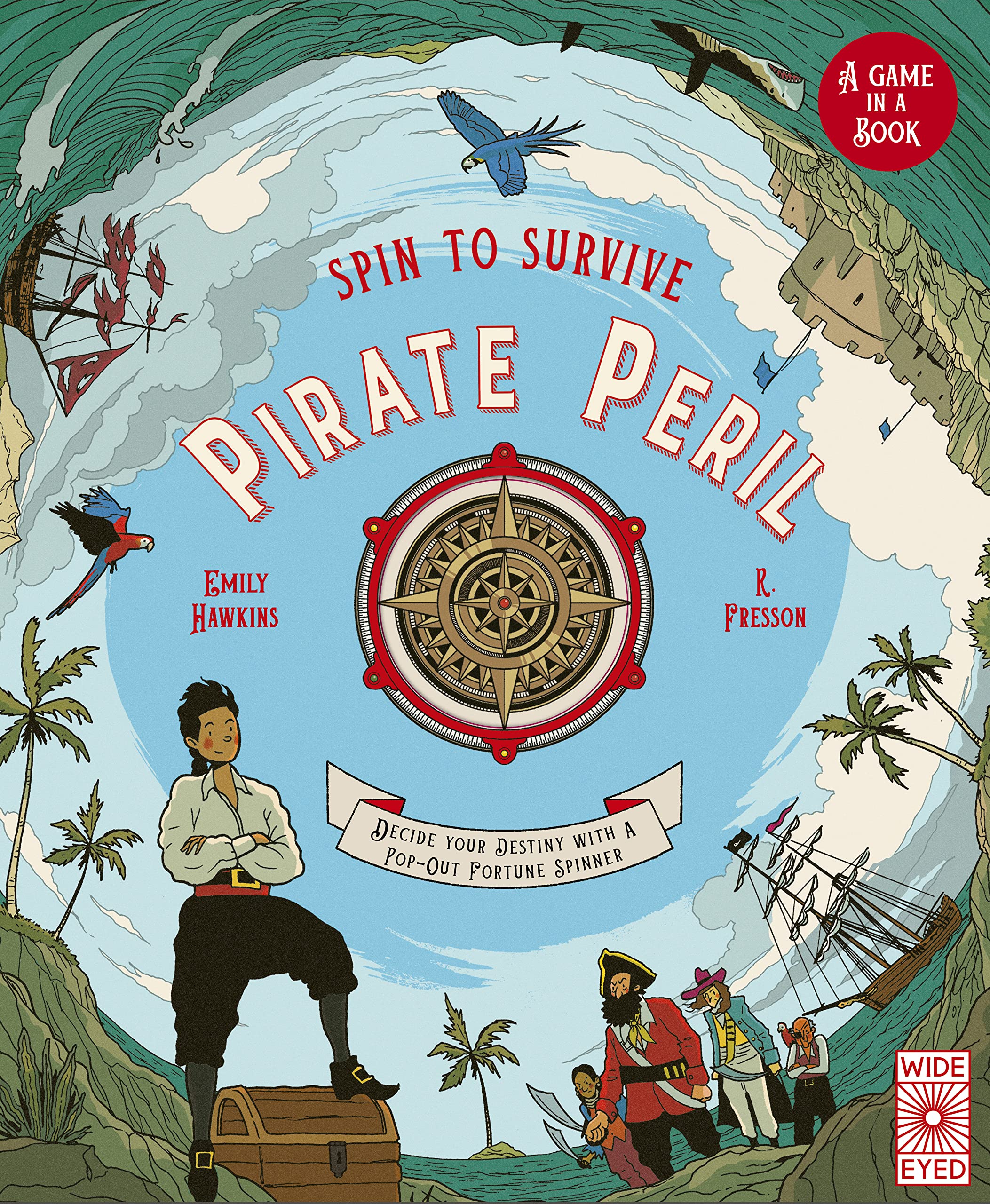 Spin to Survive: Pirate Peril - Exciting Board Game for Family Game Nights & Adventure Lovers