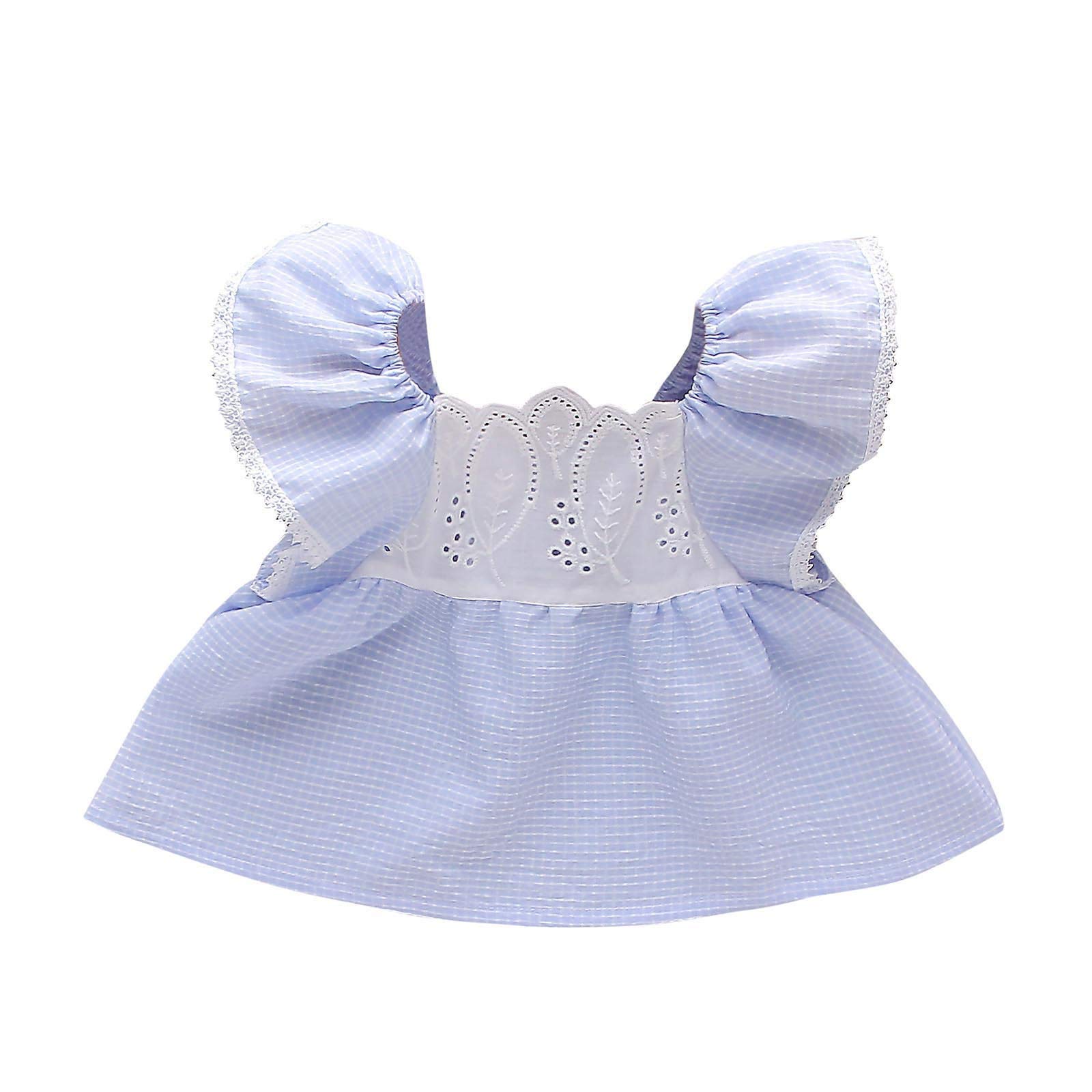 IKDXUF 6M-3T Baby Girl Dress - Soft Cotton Princess Overalls, Cute Sundress for Toddler, Tea Party & Wedding Outfit, Summer Playwear - Perfect for Birthday, Photo Shoots & Outdoor Activities