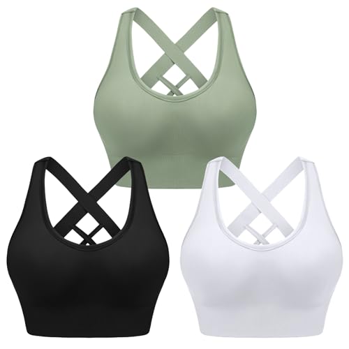 3 Pack-black+white+green