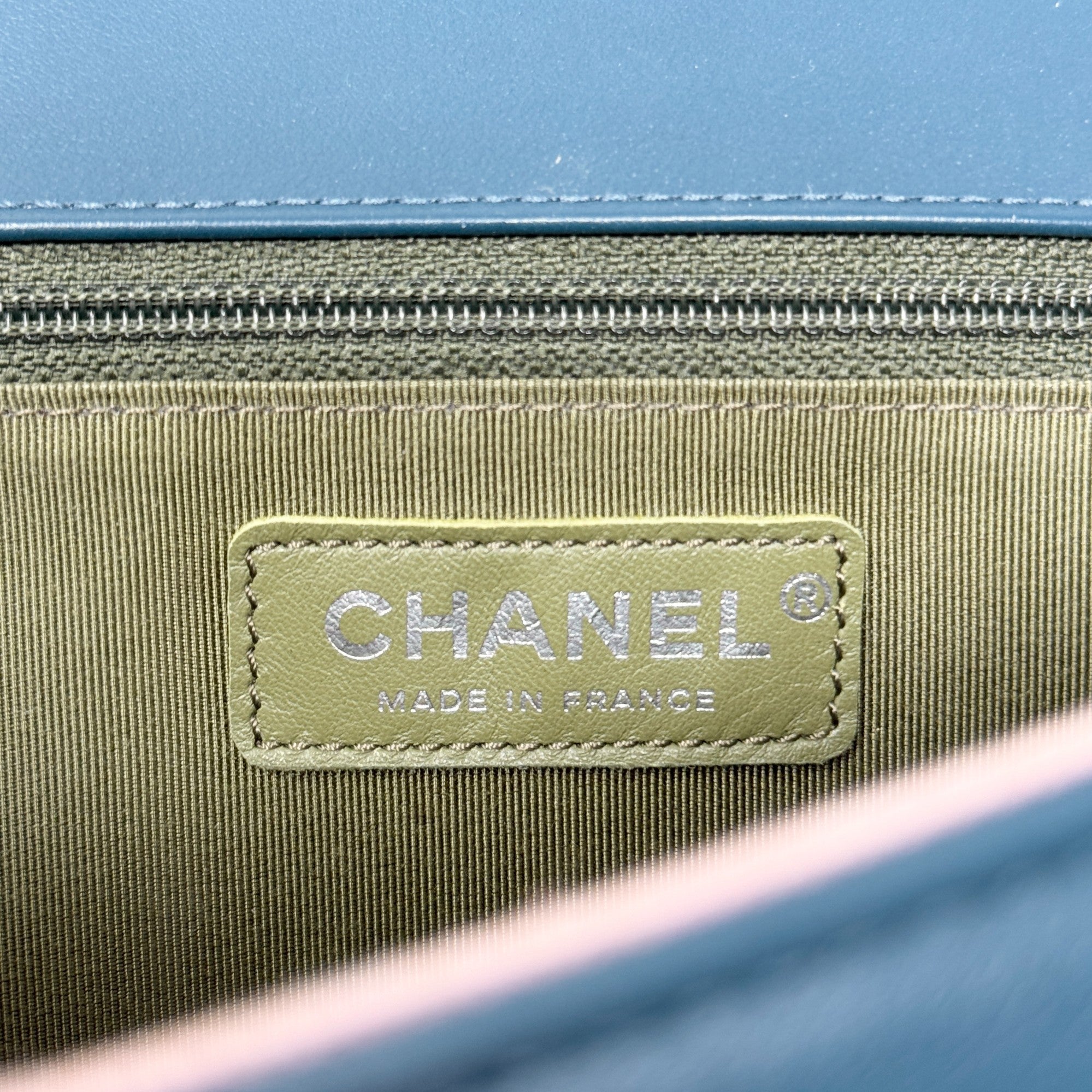 Chanel Blue Large Boy Bag - Luxury Designer Handbag for Women | Perfect for Parties, Weddings & Evening Events