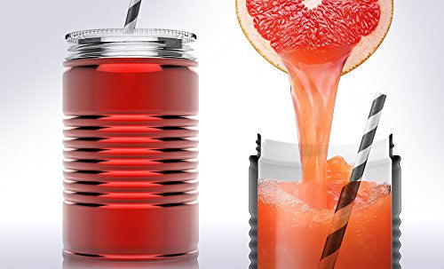 Asobu I Can - Premium Stainless Steel Insulated Water Bottle with Straw Lid, Leakproof & BPA-Free - Perfect for Gym, Hiking, Travel & Everyday Hydration