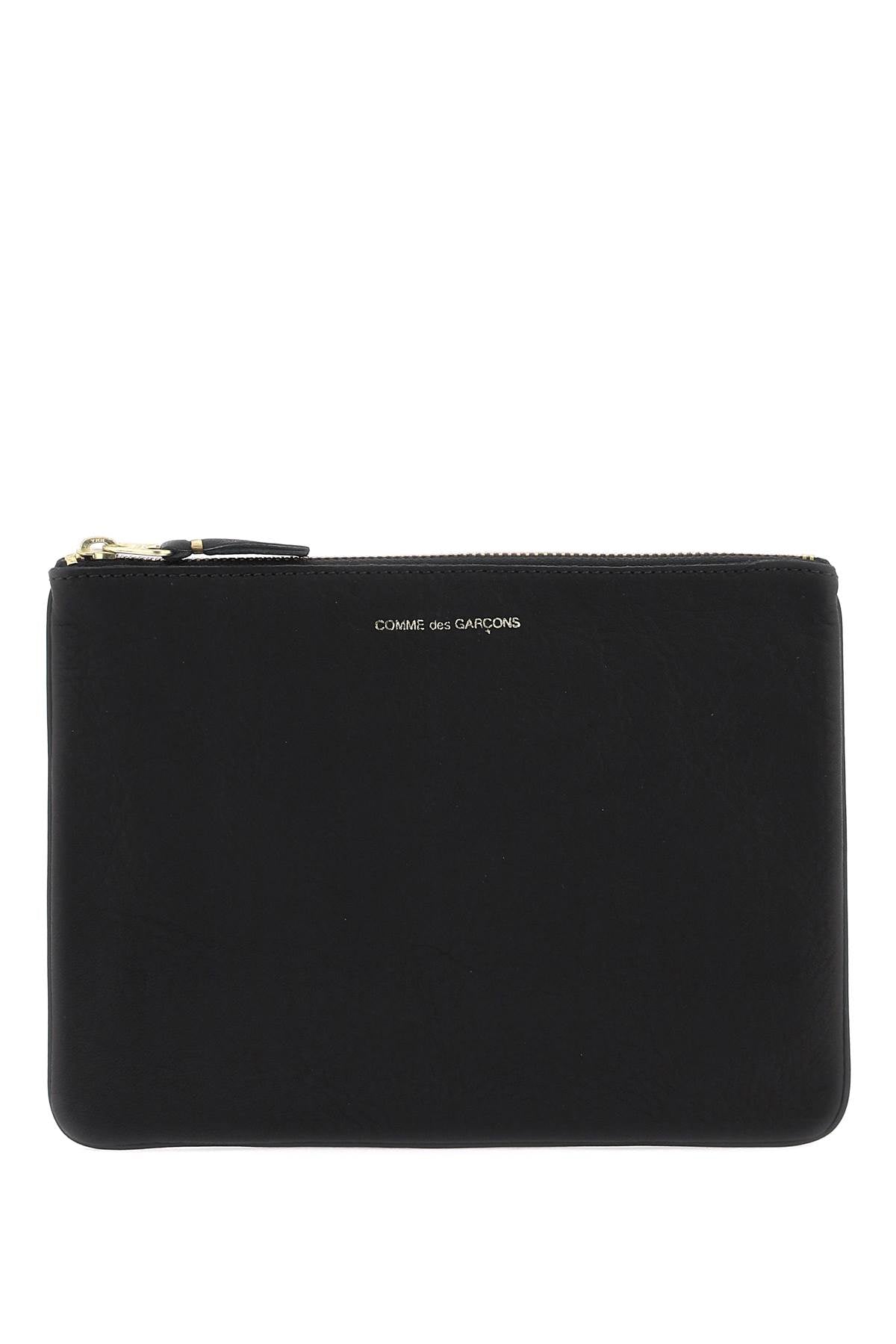 Comme des Garçons Classic Leather Wallet Pouch for Men & Women - Stylish & Durable Slim Card Holder for Everyday Use, Travel & Gifts