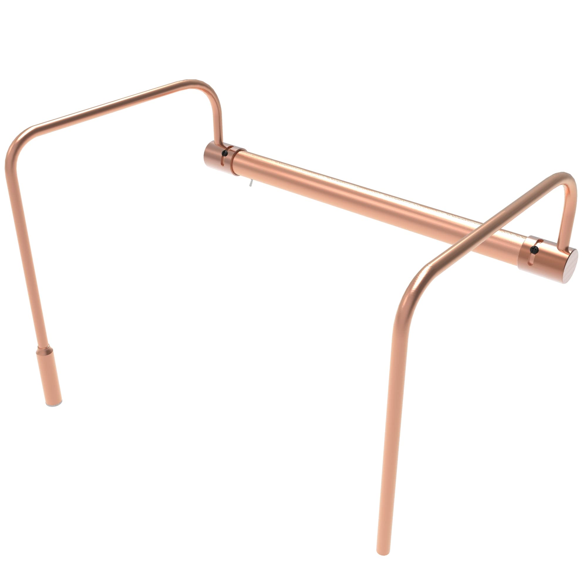 Cocoweb 12 Inch Tru-Slim LED Picture Light in Rose Gold - Dimmable Hardwired Art Lighting for Paintings & Wall Decor - Perfect for Galleries, Museums & Home Display