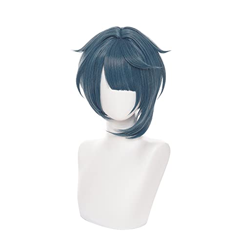 Blue short hair-1