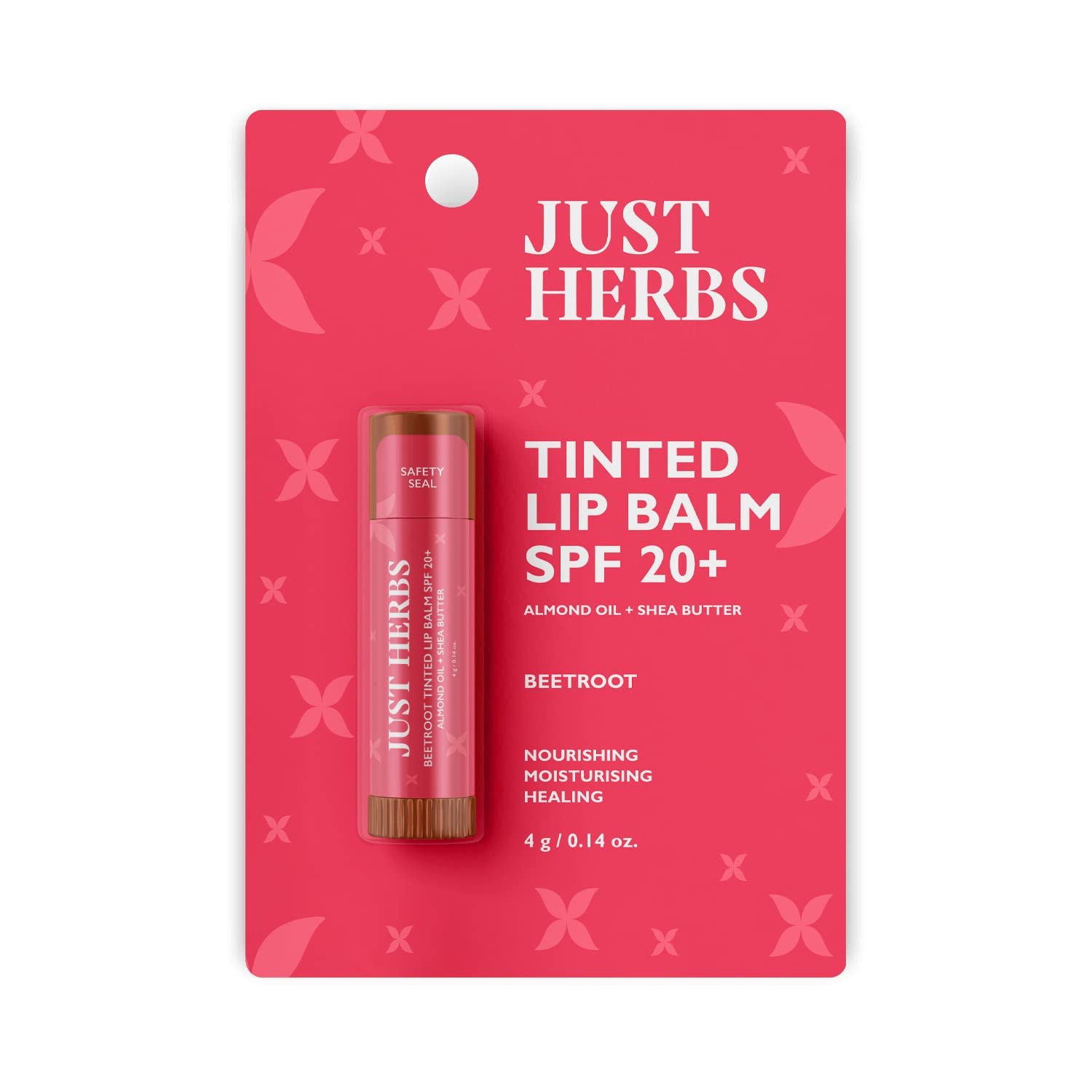 Sheltr SPF 20+ Tinted Lip Balm for Men & Women - Dark Lips Lightening Treatment, 4g Beetroot Color - Hydrating Moisturizer for Dry Lips, Perfect for Outdoor Activities & Daily Sun Protection