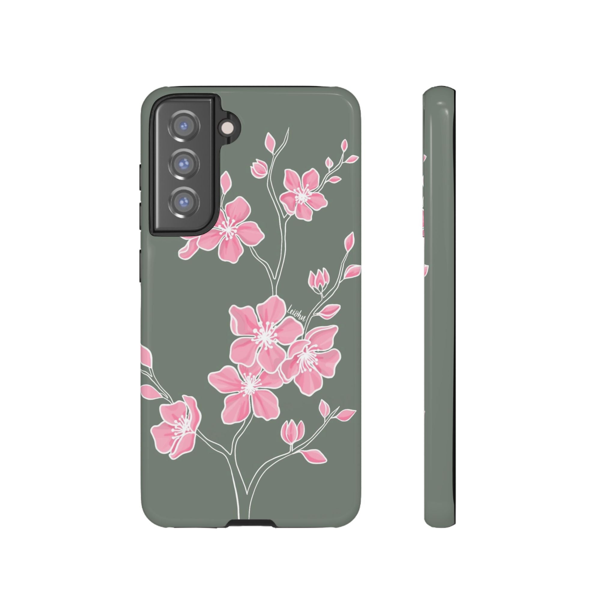 Samsung Galaxy Phone Case with Cherry Blossom Design - Stylish Protective Cover for Everyday Use, Travel & Work
