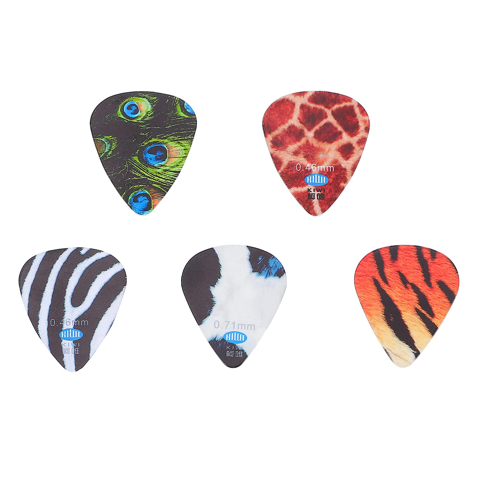 ARTIBETTER 5-Piece Guitar Picks Set - Premium Bass & Electric Guitar Plectrums for Acoustic, Electric Guitars, Bass & Ukulele - Perfect Gift for Musicians & Beginners - Ideal for Live Performances, Studio Recording & Practice Sessions