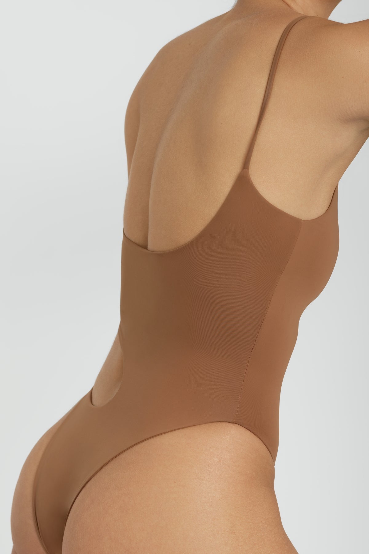 Blaise One Piece Swimsuit - Sexy Brown Sugar Color Bathing Suit for Women | Perfect for Beach, Pool, and Summer Vacations