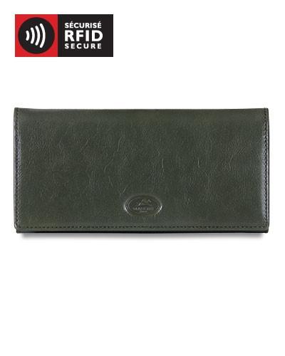 Mancini EQUESTRIAN 2 Collection RFID Blocking Ladies Trifold Wallet - Secure Leather Purse for Women - Perfect for Travel, Shopping & Everyday Use