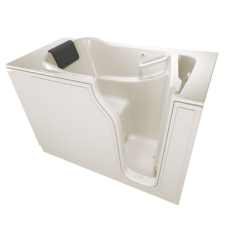 30W x 52L Gelcoat Walk-In Air Spa Bathtub - Right Hand Drain & Faucet - Perfect for Home Relaxation & Hydrotherapy