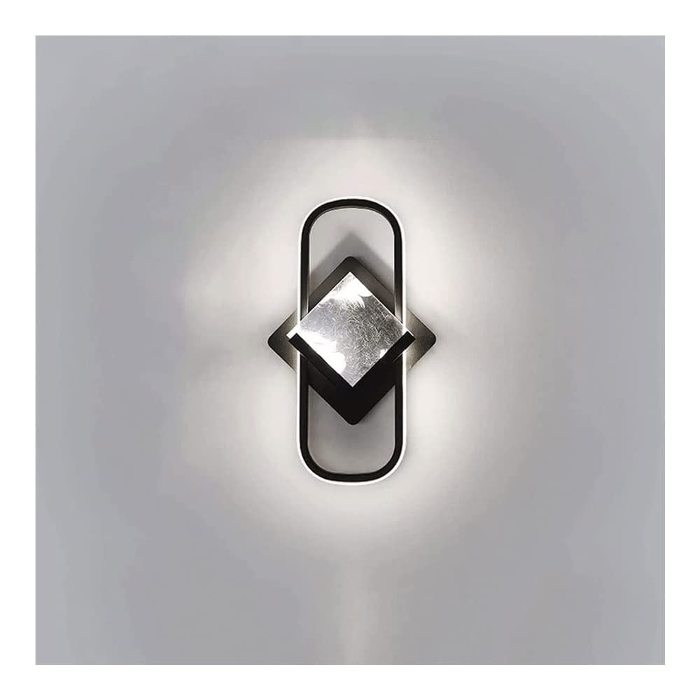 Nordic LED Wall Sconce Light - Modern White Wall Lamp for Staircase, Living Room, TV Background, Bedroom & Bedside | Energy Efficient Dimmable Lighting for Home Decor & Ambient Illumination