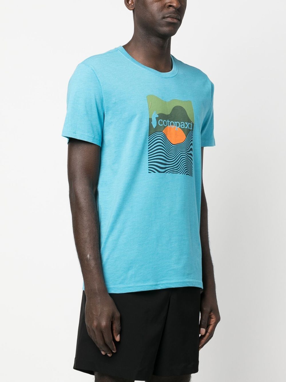 Cotopaxi Men's & Women's T-Shirts & Polo Shirts - Comfortable Casual Wear in Blue for Outdoor Adventures & Everyday Use