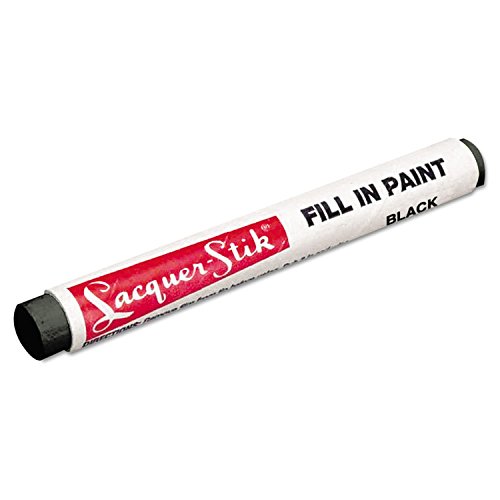 Markal Lacquer-Stik Fill-In Paint Markers - Black (Set of 3) - High-Quality Industrial Paint Pens for Metal, Plastic & Wood - Perfect for DIY Projects, Auto Repair & Equipment Marking