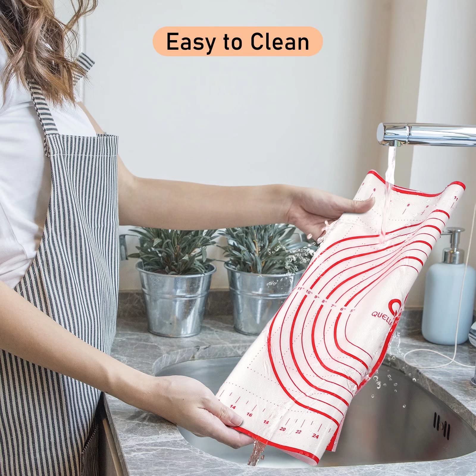 Non-Stick Silicone Baking Mat with Measurement Marks - 20