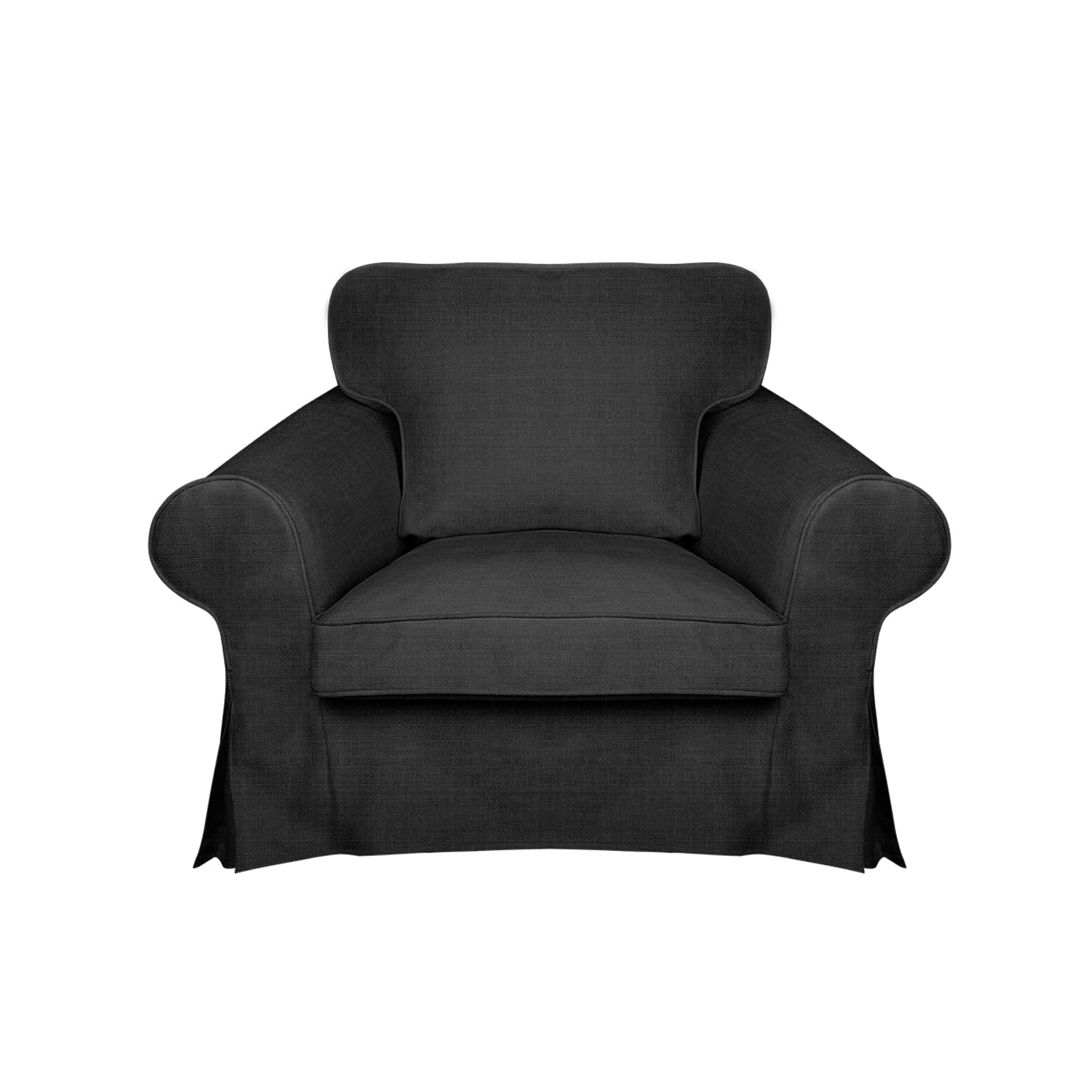 Premium IKEA Ektorp Armchair & Sofa Slipcovers - Washable Couch Covers, Cushion Covers for Sectional Sofas (1 Seat, T-32) - Perfect for Living Room, Office & Home Decor