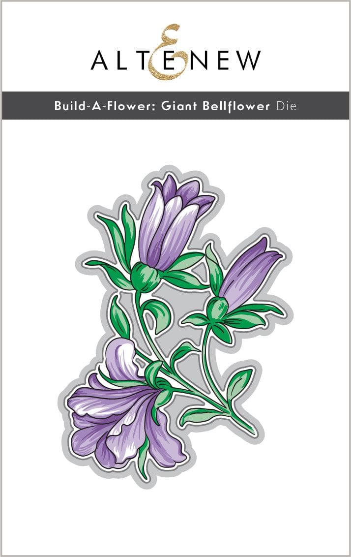 Build A Flower: Giant Bellflower Layering Stamp & Die Set for Card Making, Scrapbooking & DIY Paper Crafts - Perfect for Handmade Greeting Cards, Wedding Invitations & Home Decor Projects