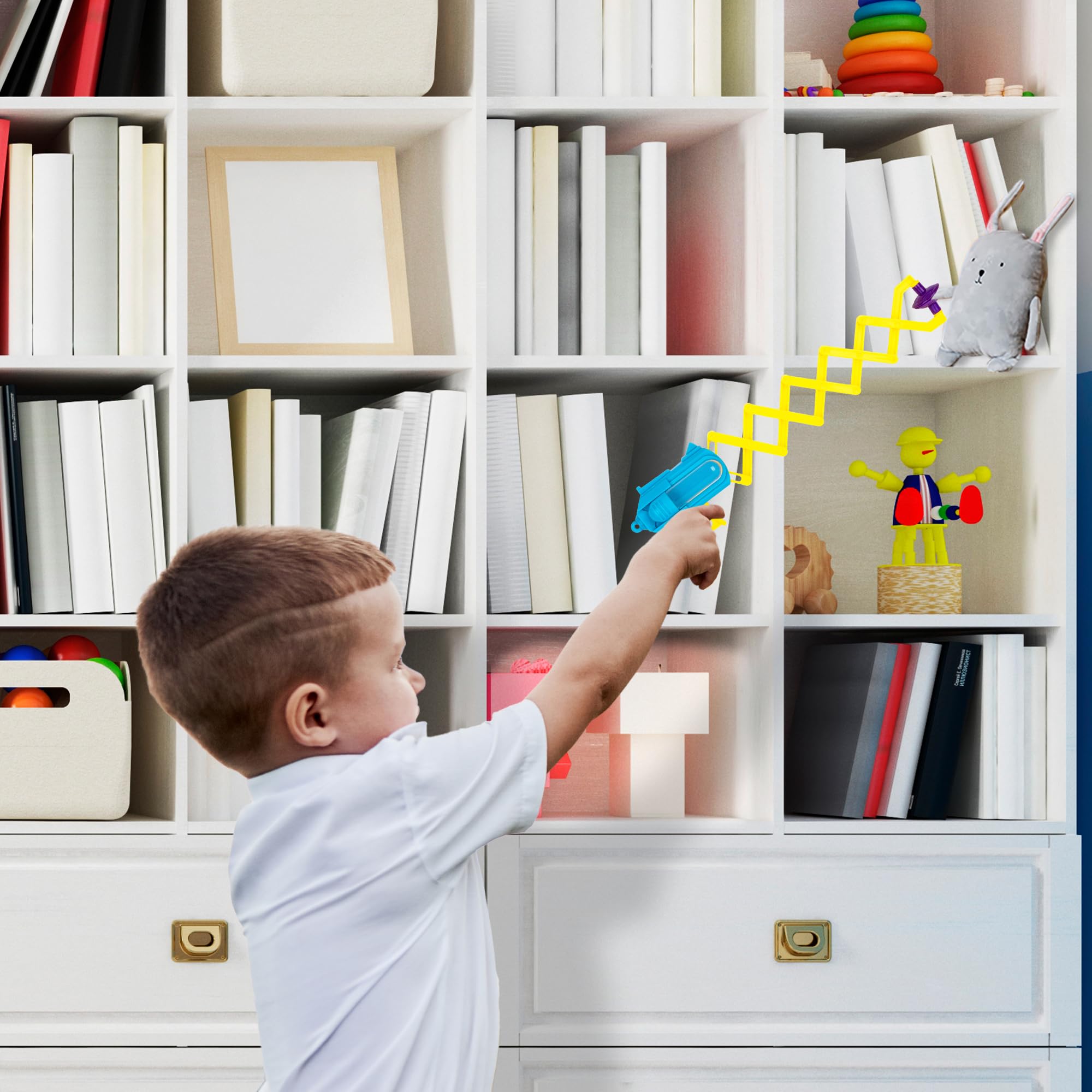 ArtCreativity Extendable Arm Grabber Toys - 2 Pack Kids Reacher Grabber for Boys & Girls | Colorful Robot Arm Toys to Improve Motor Skills | Perfect for Playtime, Classroom Activities & Special Needs Therapy