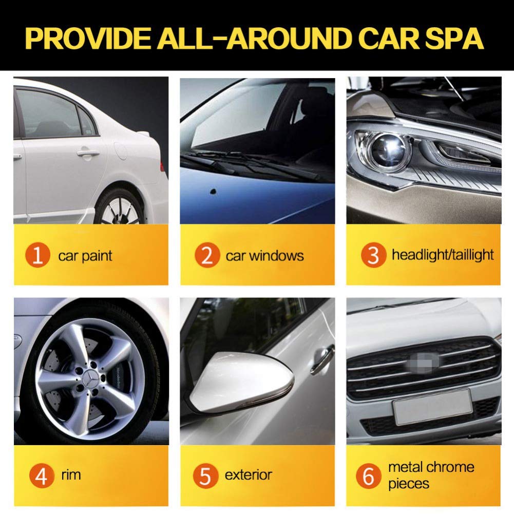 9H Hardness Nano Ceramic Coating for Cars - Super Hydrophobic Liquid Glass Coating Polish Kit (30ml) - Protect Paint & Enhance Shine for Sedans, SUVs & Trucks