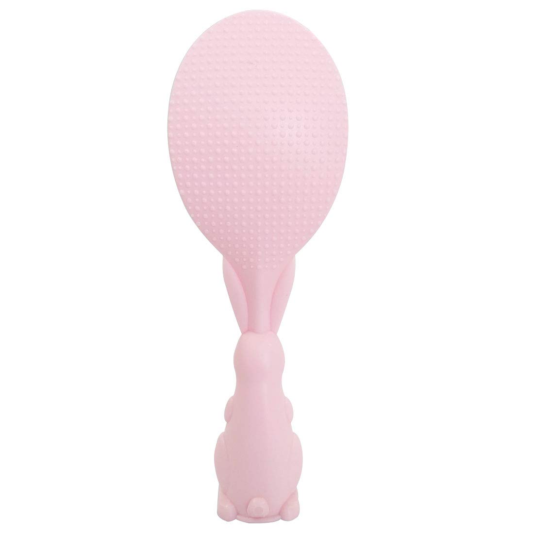 Non-Stick Rabbit Rice Paddle Spoon - 8 Inch Cute Kitchen Utensil with PP Handle, Standing Design (Pink) - Perfect for Rice Serving, Cooking, and Food Decoration
