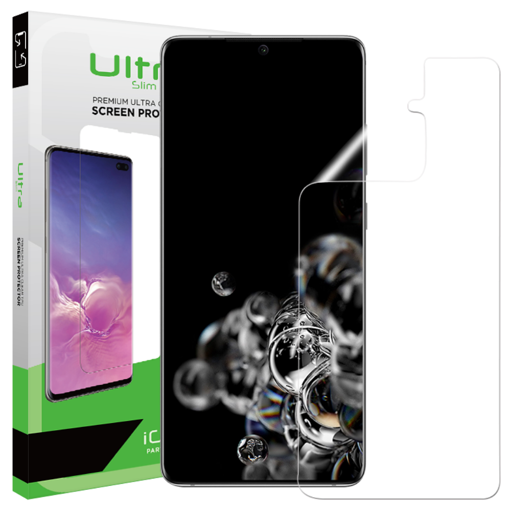 Samsung Galaxy S20 Ultra Screen Protector - Tempered Glass Full Coverage HD Clear TPU Film | Anti-Scratch & Bubble-Free Protection for Everyday Use, Gaming & Work