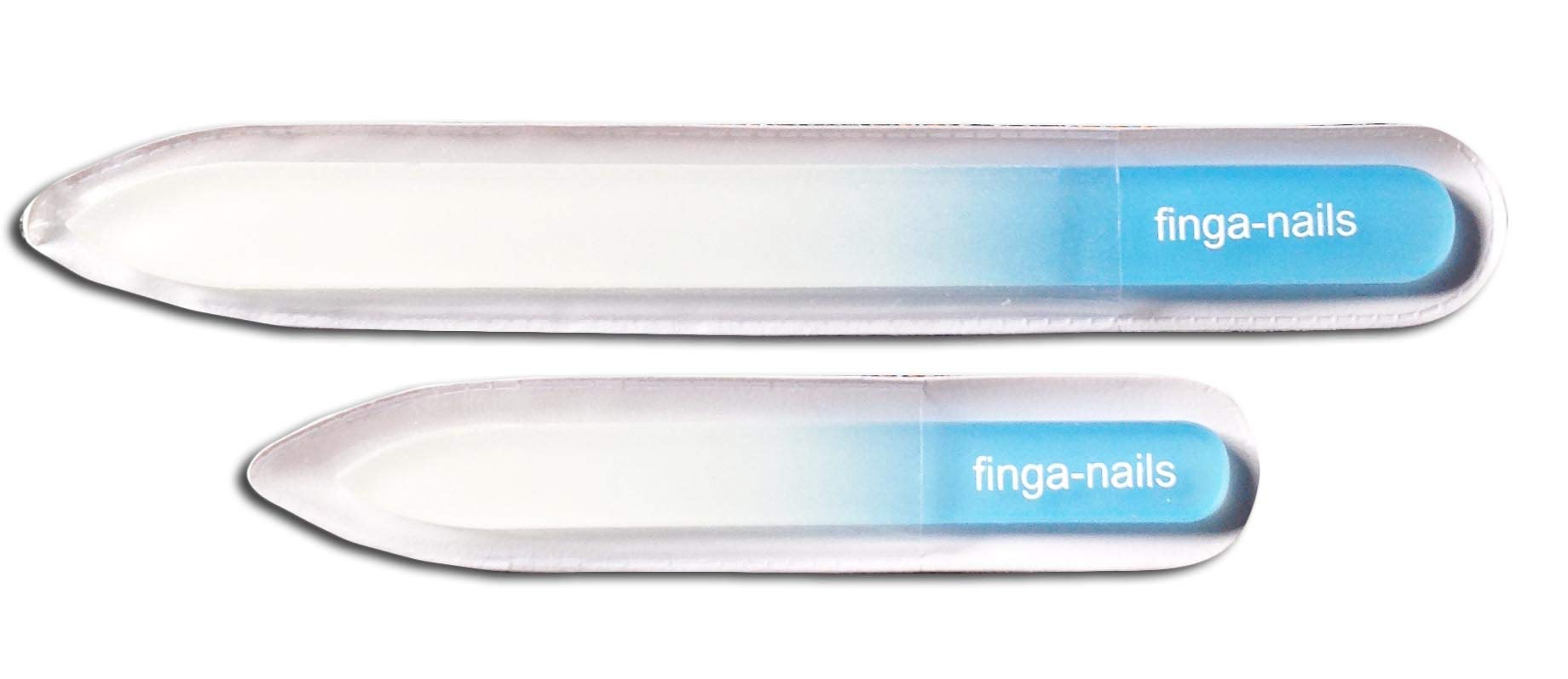 Premium Crystal Nail File Set - Natural Glass Nail Files for Stronger Nails, Smooth Filing & Shaping - Perfect for Manicure, Pedicure & Nail Care at Home or Salon
