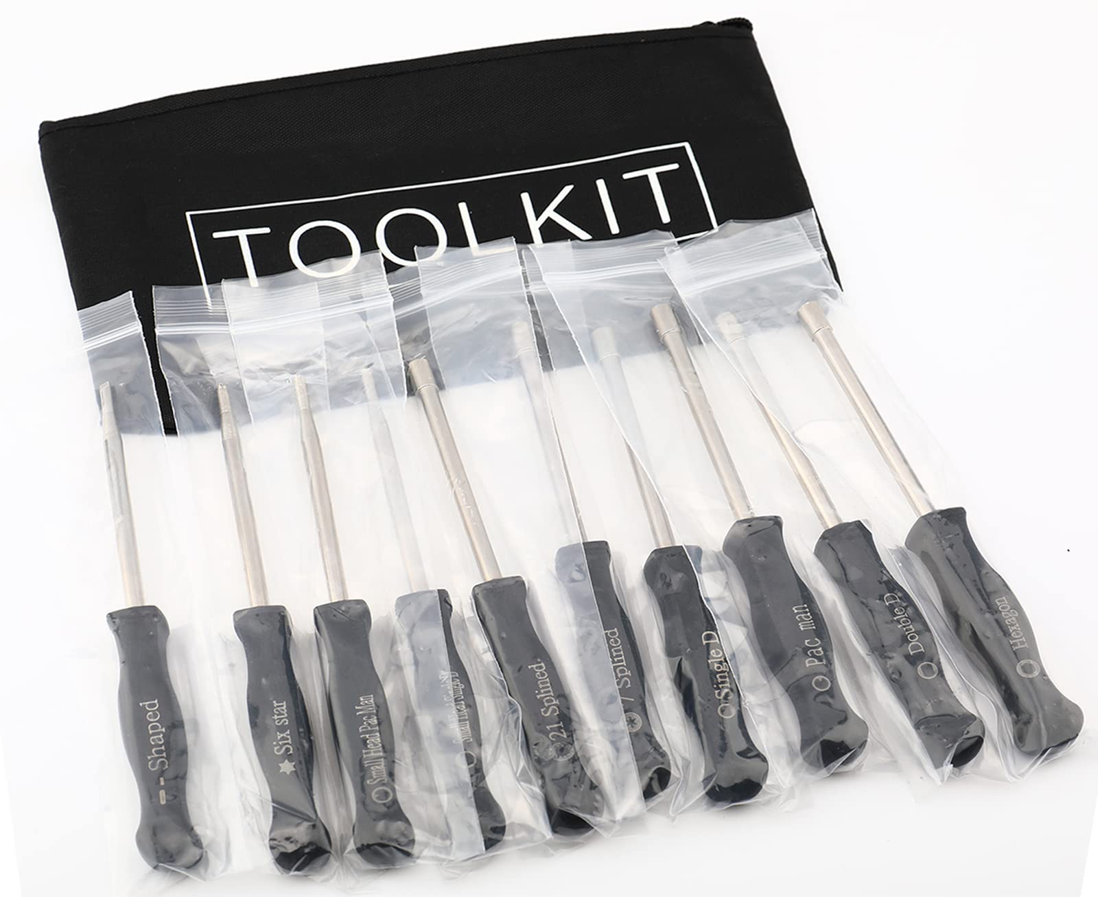 10-Piece Carburetor Adjustment Tool Kit for 2-Cycle Engines - Carb Tune Up Tool for Lawn Mowers, String Trimmers & Small Engines - Essential for DIY Maintenance and Engine Performance Optimization