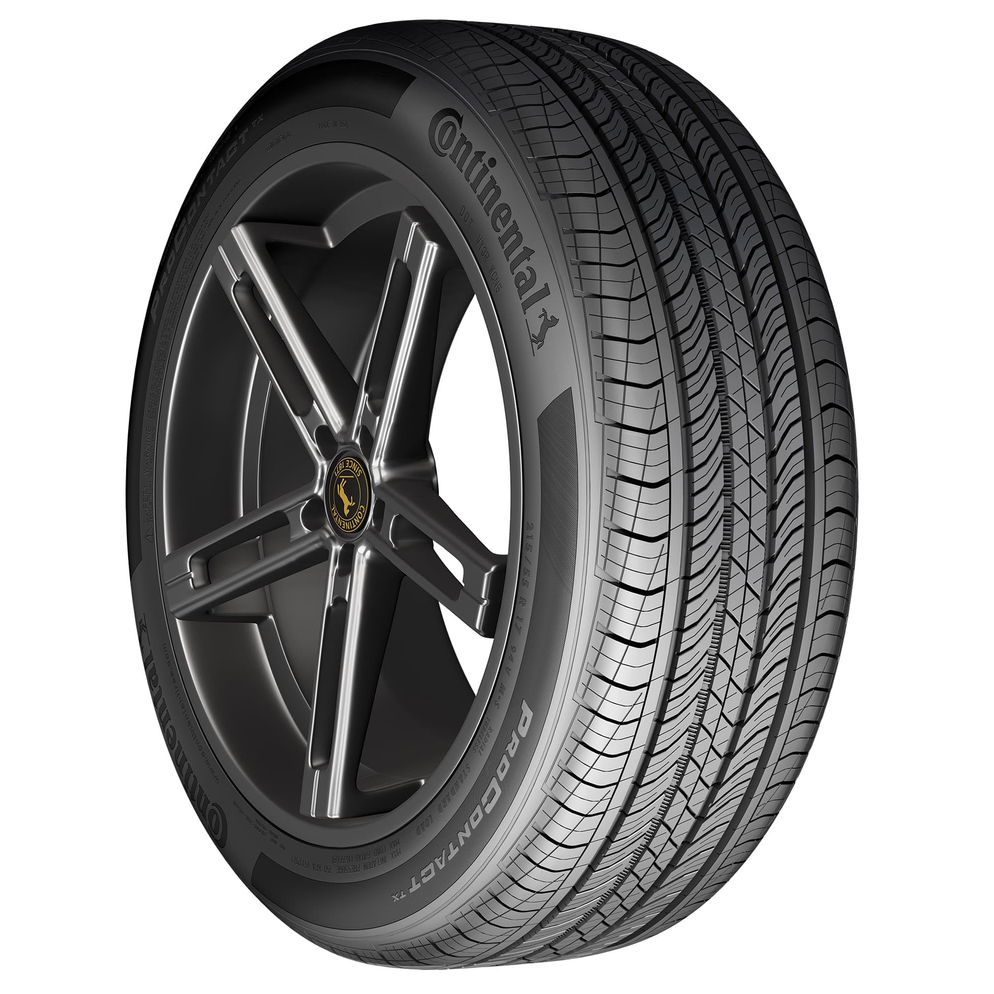 Continental ProContact TX All-Season 245/45R20 99H Passenger Tire - High Performance Tires for Sedans, SUVs & Crossovers - Perfect for Daily Commuting & Highway Driving