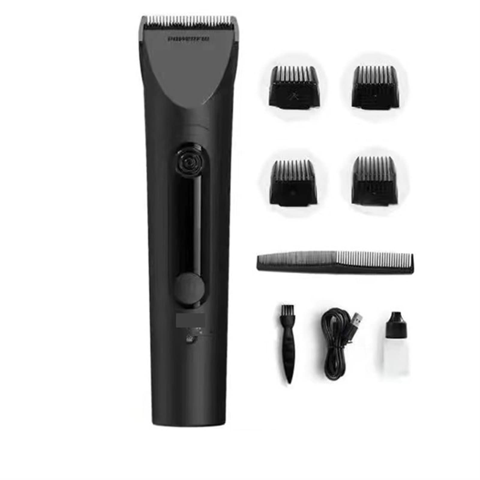 Professional Men's Hair Clipper - USB-C Rechargeable, Titanium Alloy & Ceramic Blade Hair Trimmer for Precise Haircuts, Fades & Styling - Perfect for Home Barbering, DIY Grooming & Travel Use