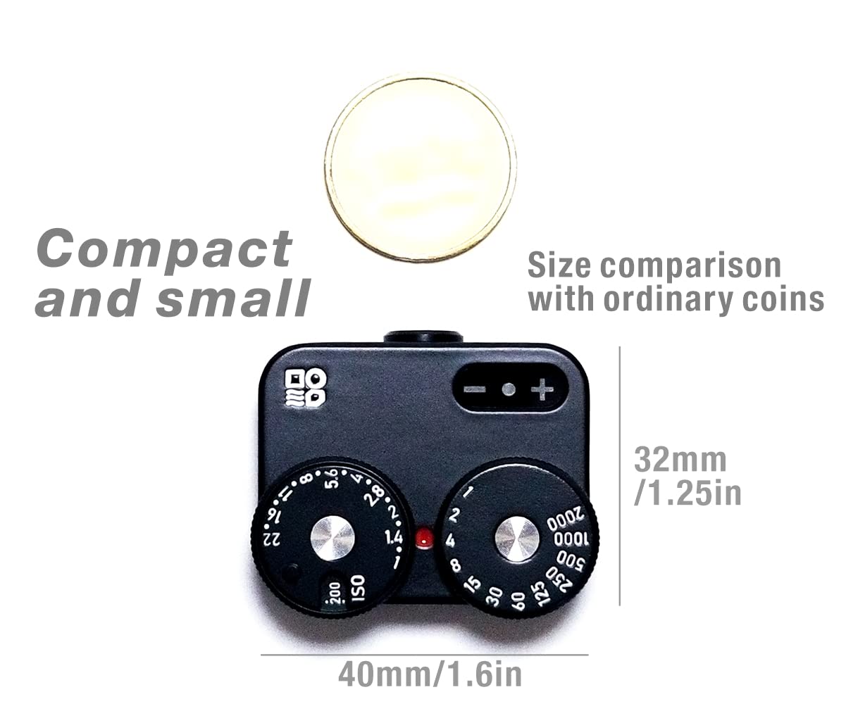 **Professional Light Meter for Vintage Cameras – Shoe Mounted, Chrome & Black-Paint Finish – Perfect for Film Photography & Low-Light Shooting**