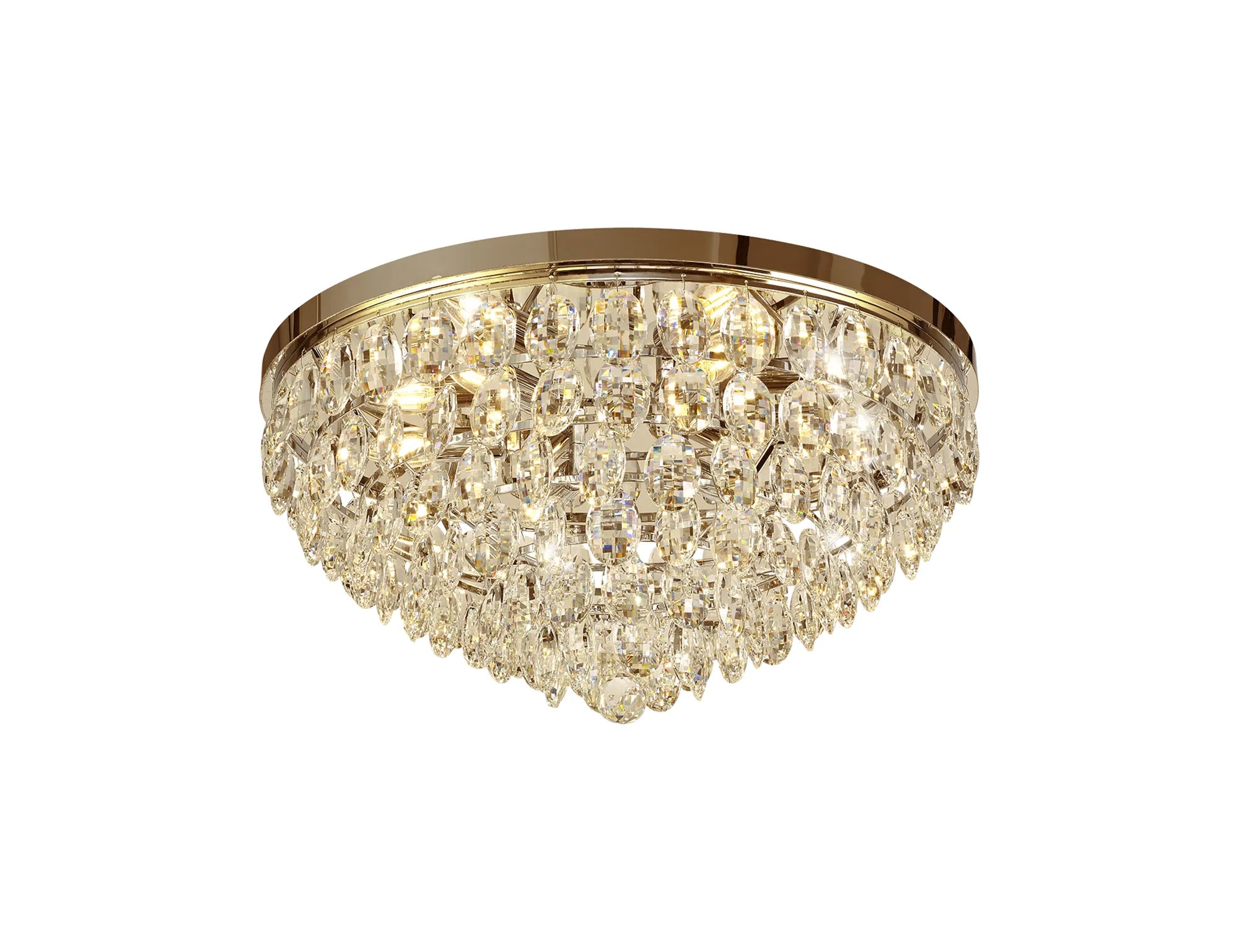 Consten Flush Ceiling Light Fixture with E14 Socket - Perfect for Bedroom, Hallway & Small Space Lighting