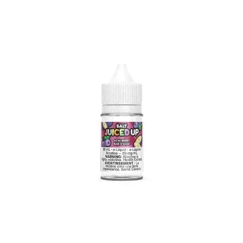 Acai Berry Salt Nic E-Liquid - Juiced Up Salts 30mL for Vape Pods & E-Cigarettes | Refreshing Fruit Flavor | Alberta