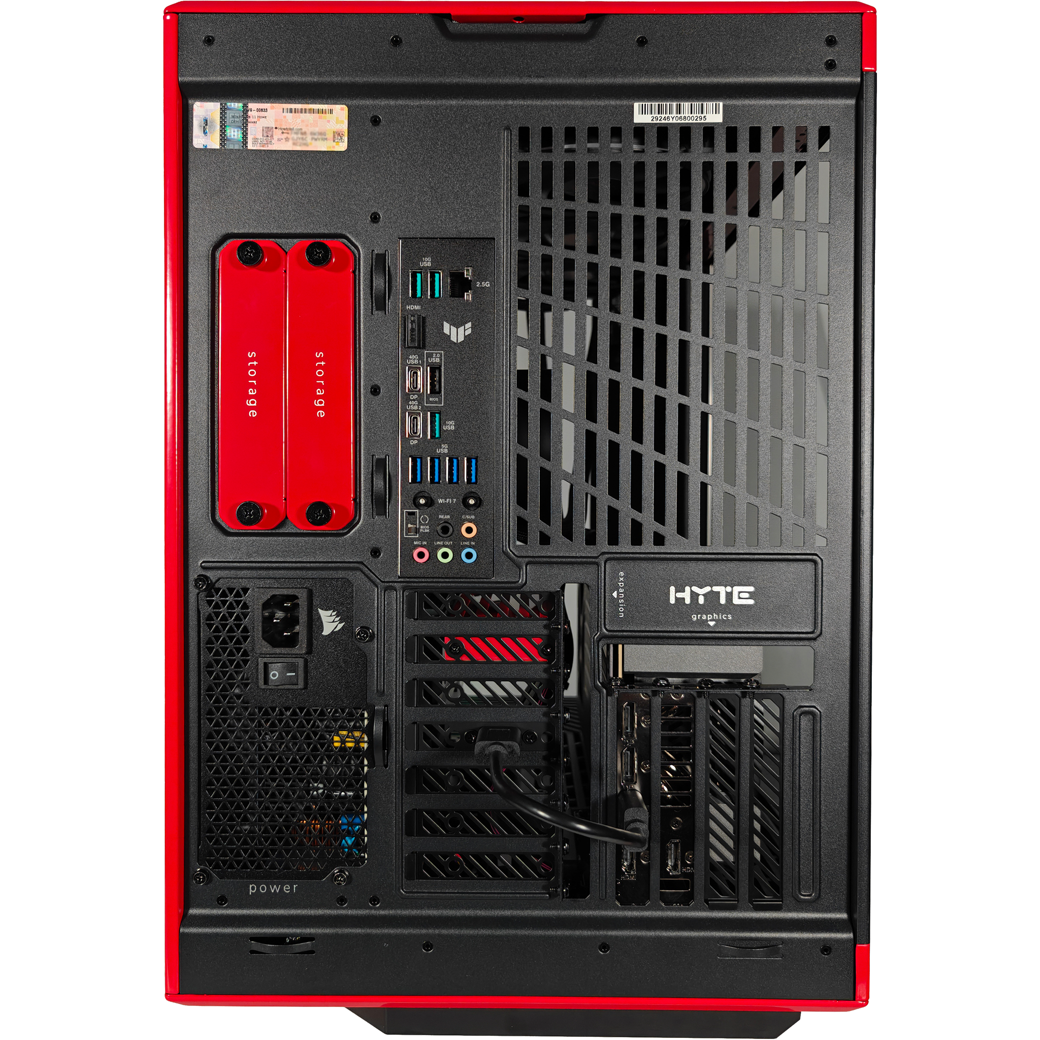 Y70 Red Eye Ultimate X3D Gaming PC - AMD Ryzen Processor, RTX Graphics, Ready to Ship for Esports & VR Gaming