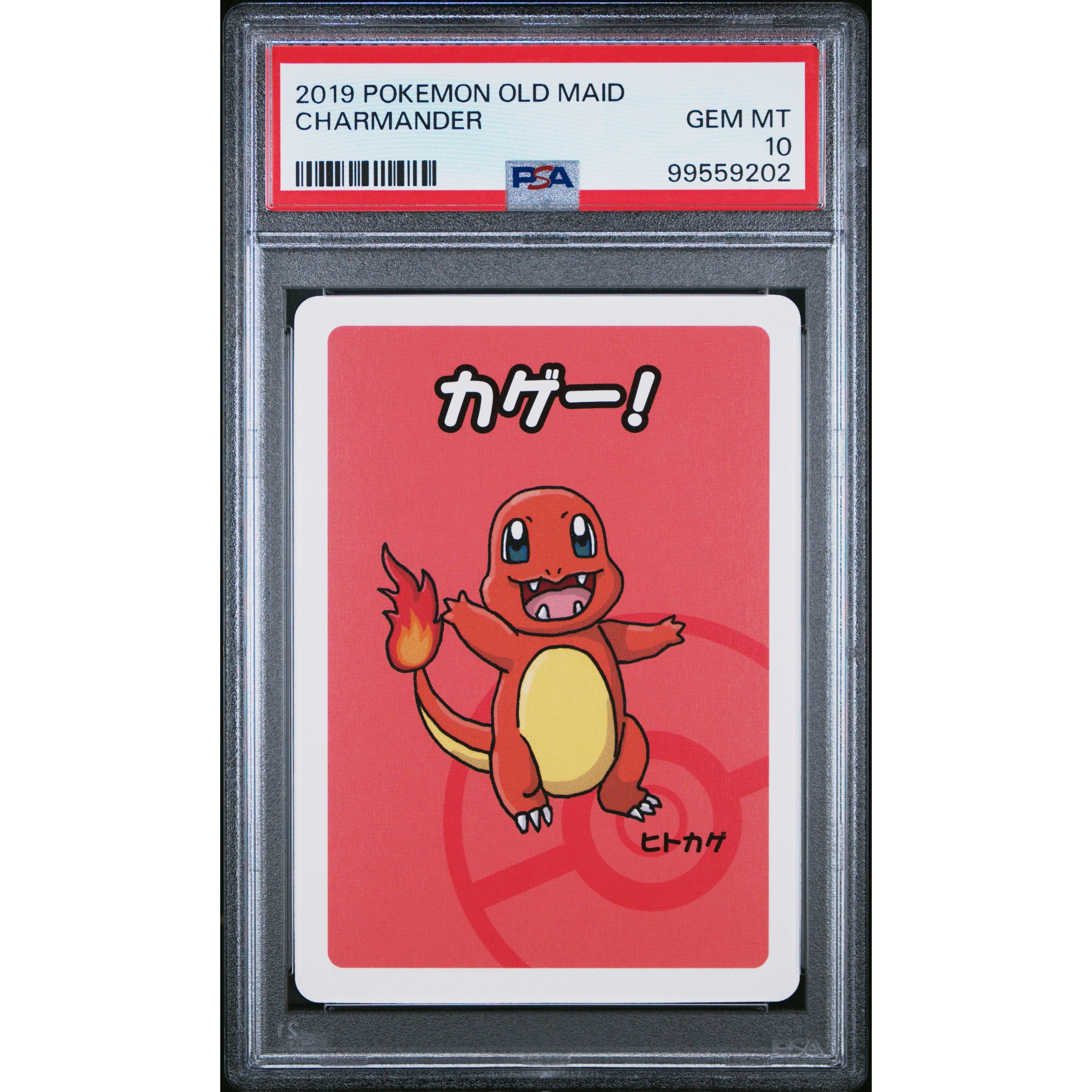 2019 Japanese Pokemon Old Maid Charmander PSA 10 Graded Card - Perfect for Collectors, Gaming Enthusiasts, and Investment
