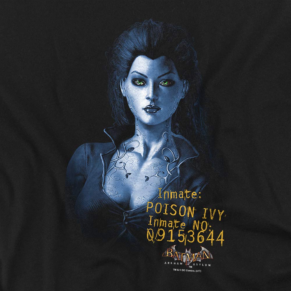 Batman Arkham Poison Ivy Women's T-Shirt | Official DC Comics Graphic Tee | Casual Superhero Shirt for Cosplay, Comic Con & Everyday Wear