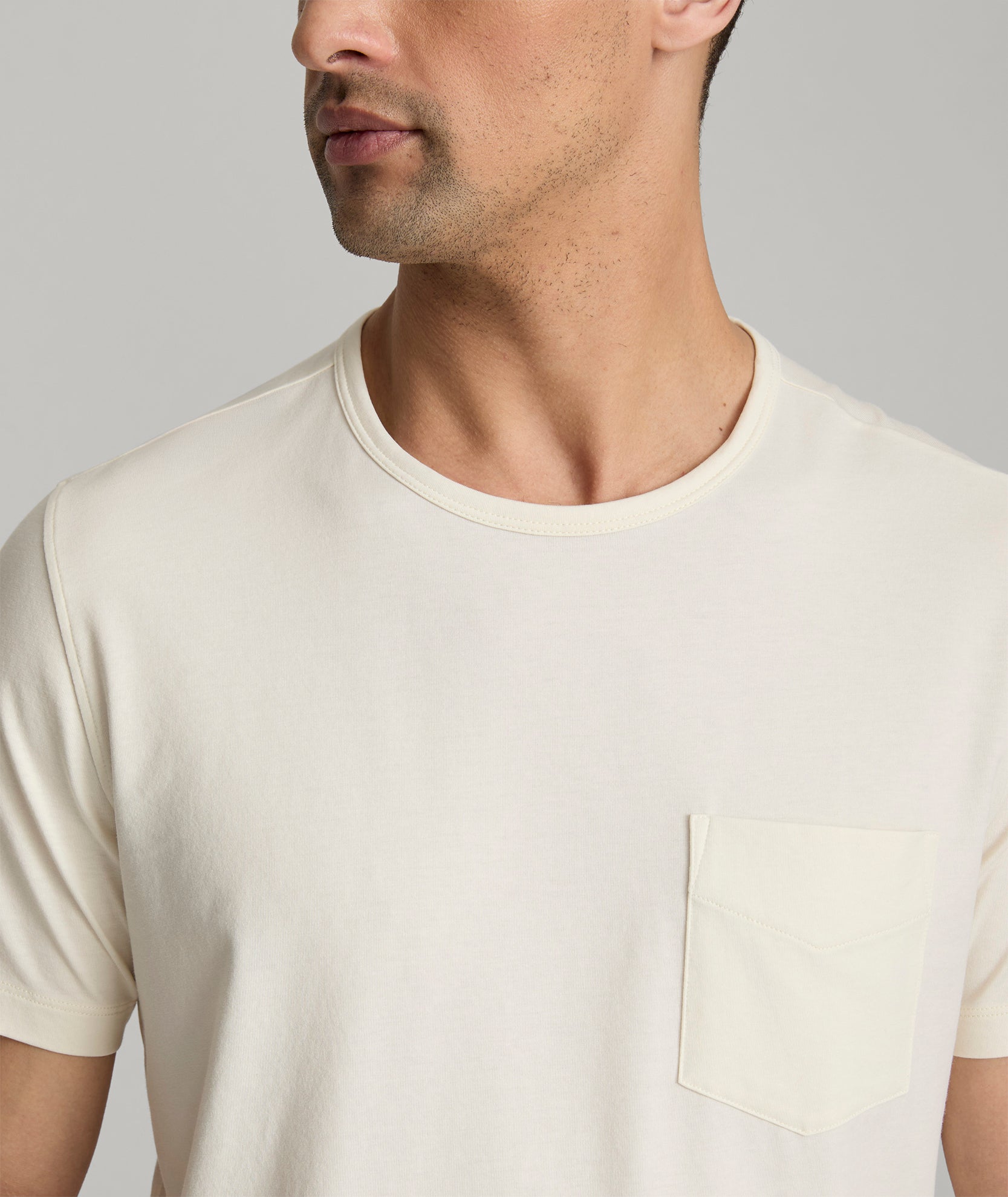 EcoSoft™ Pocket Tee - Organic Cotton Men's T-Shirt with Chest Pocket | Comfortable Casual Wear for Everyday, Gym & Travel