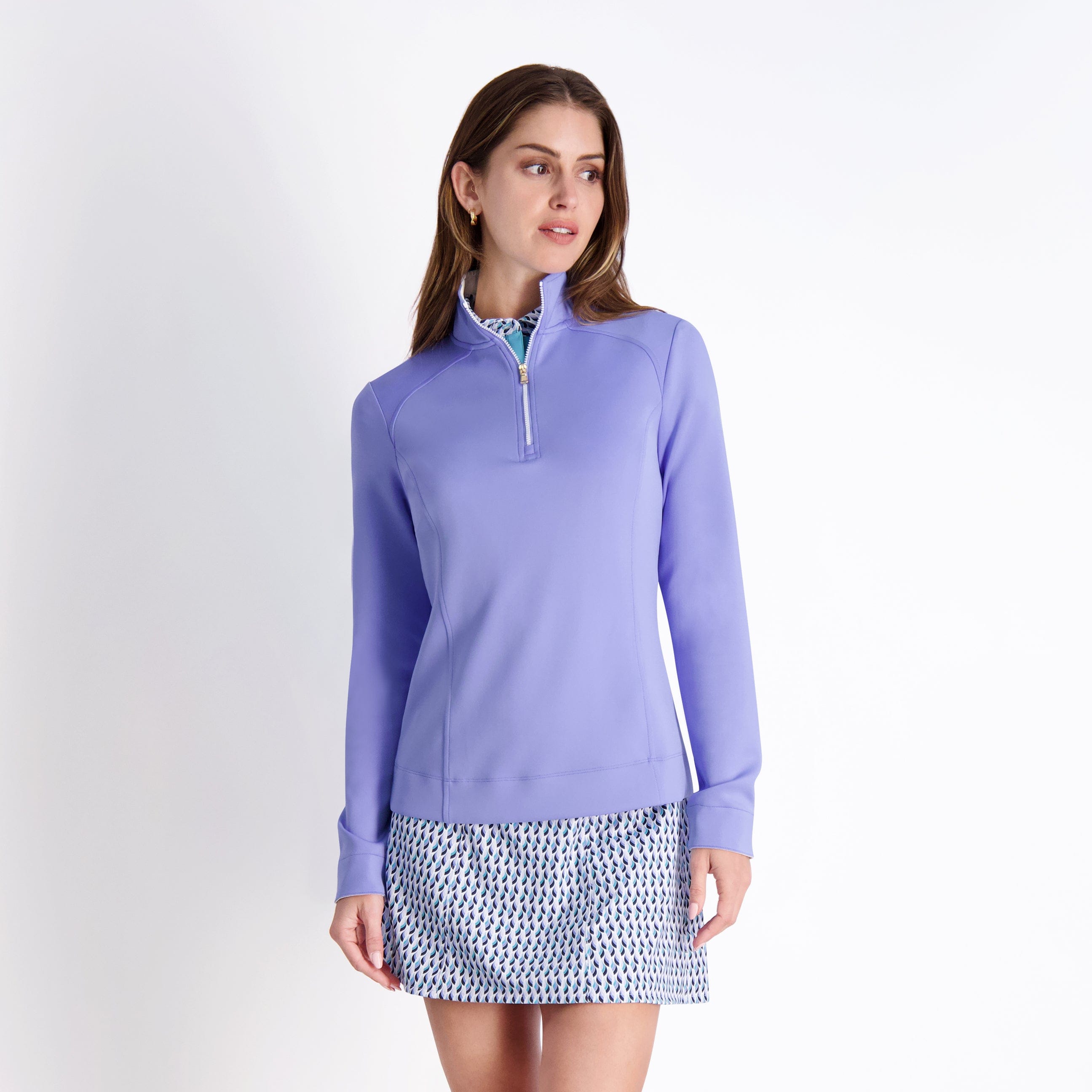 Wells Men's Quarter Zip Fleece Pullover - Lightweight & Comfortable for Outdoor Activities, Hiking, and Casual Wear