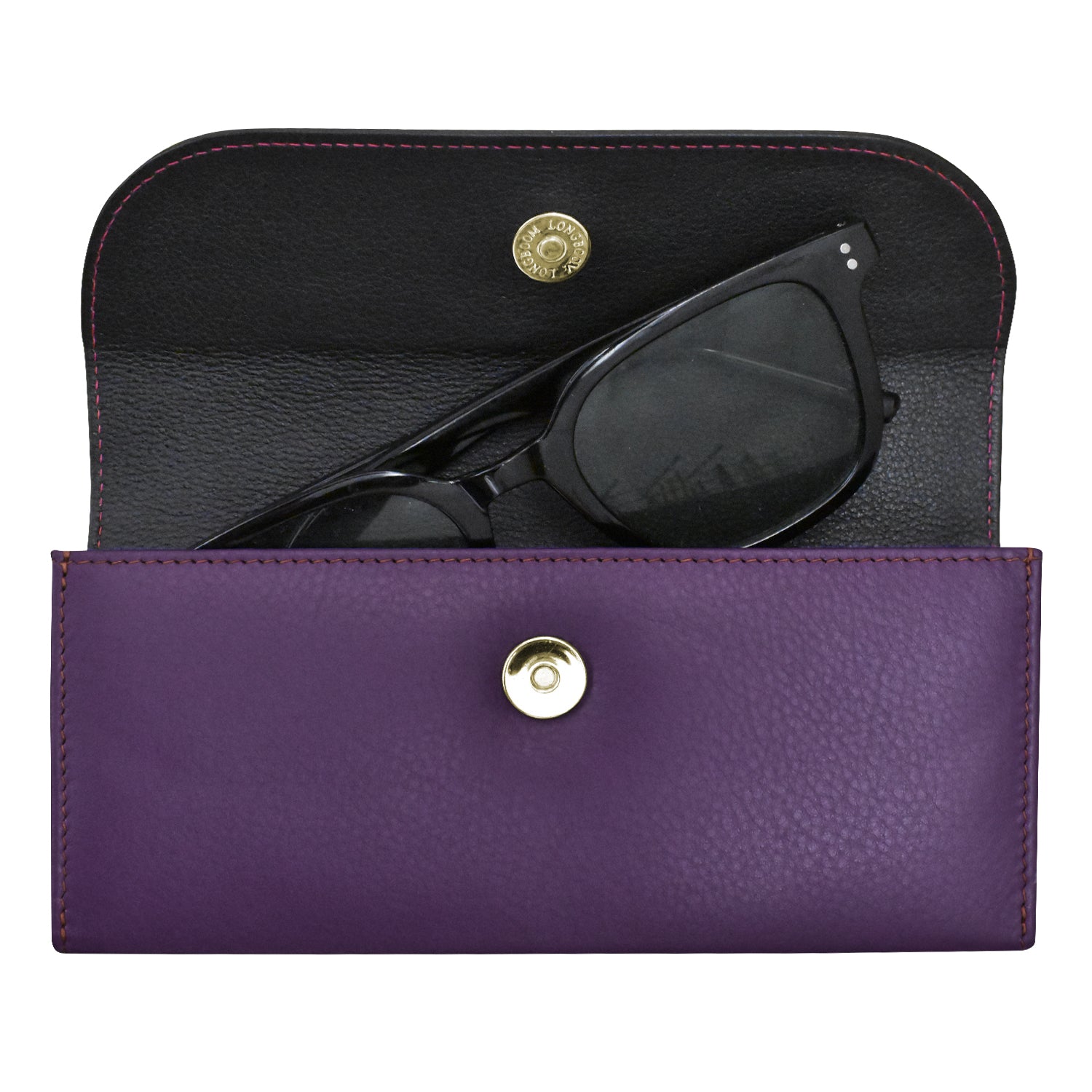 Premium Padded Eyeglass Case with Soft Flap - Protective Eyewear Storage for Glasses & Sunglasses - Perfect for Travel, Work & Daily Use