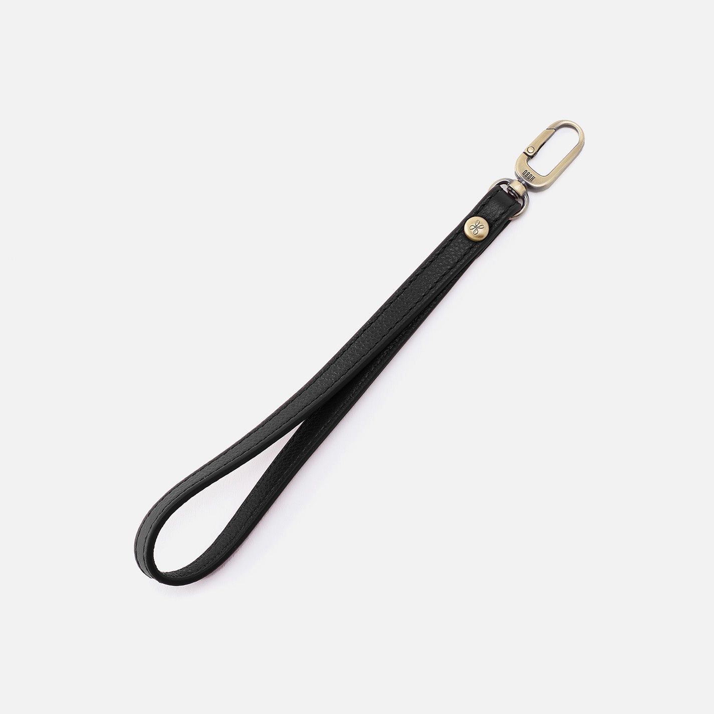 Premium Pebbled Leather Grip Wristlet Strap - Black | Secure & Comfortable Handbag Accessory for Everyday Use, Travel, and Shopping
