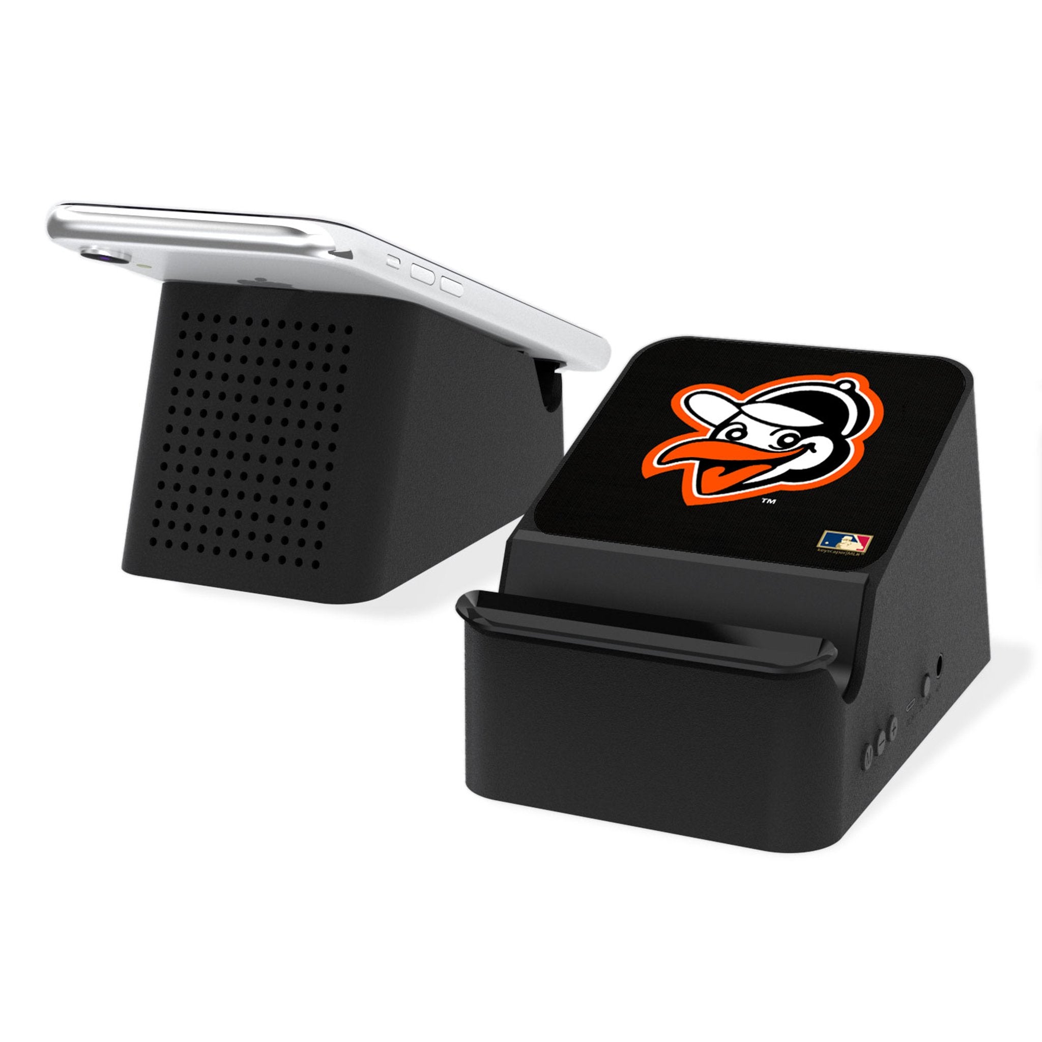 Baltimore Orioles 1955 Cooperstown Collection Wireless Charging Station with Bluetooth Speaker - Perfect for Baseball Fans, Home & Office Use