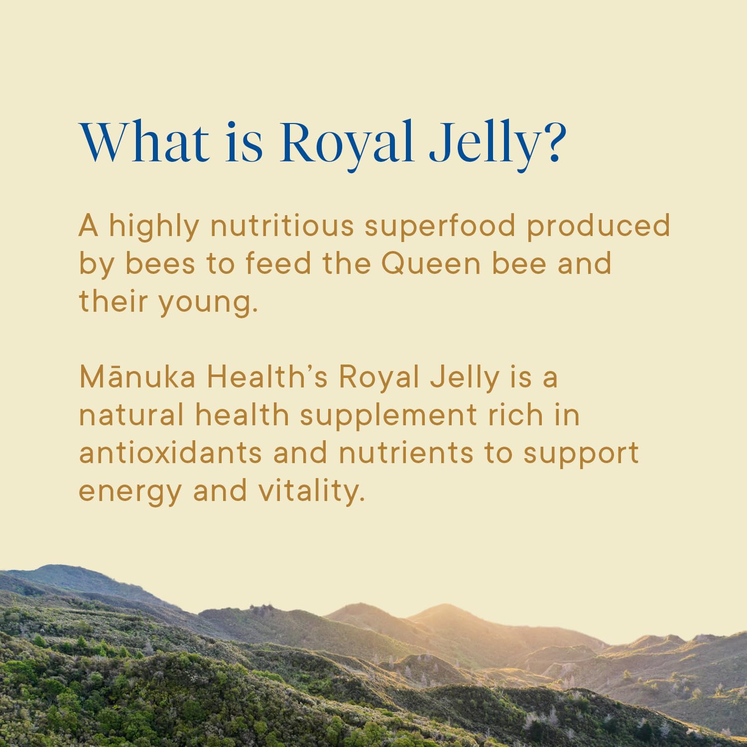 Manuka Health Royal Jelly Capsules 1000mg - 365 Count (6 Month Supply) | Premium New Zealand Anti-Aging Supplement for Immune Support & Skin Health | Daily Wellness & Longevity Boost