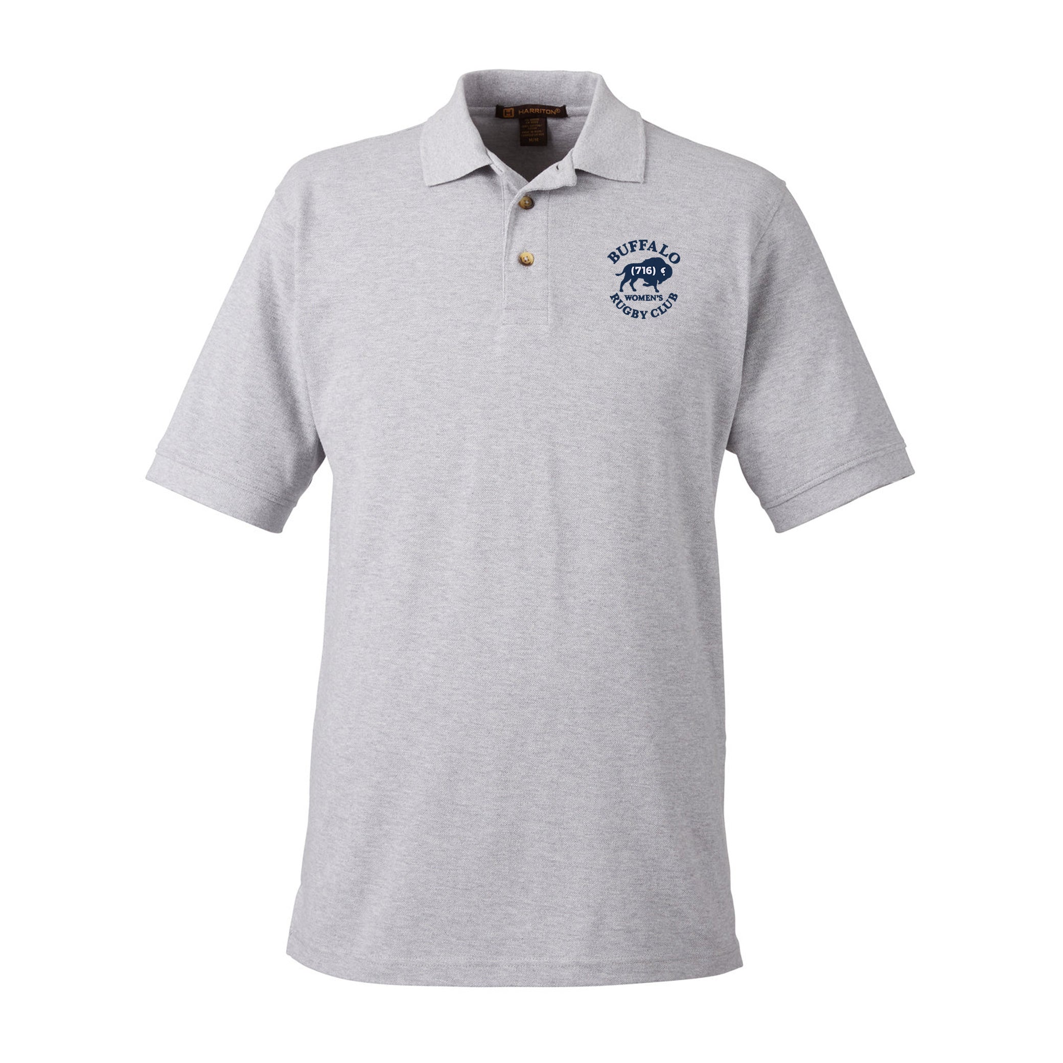 Buffalo WRC Ringspun Cotton Polo Shirt for Men - Comfortable & Breathable Casual Wear for Golf, Office, and Outdoor Activities