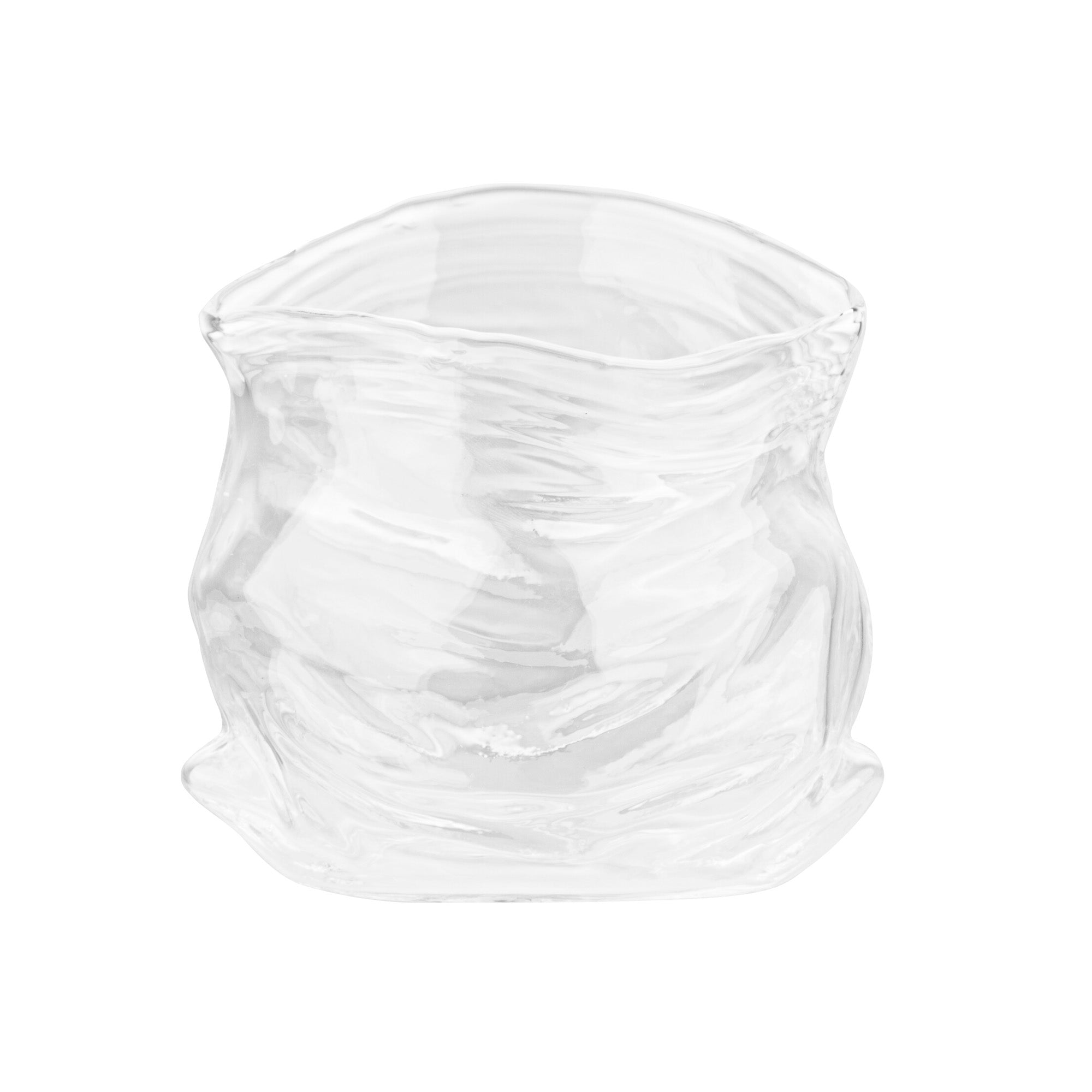 8 oz Clear Glass Storage Bowl with Lid - Round Airtight Food Container (3.25