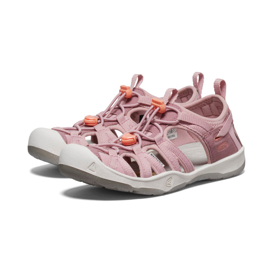 Big Kids' Moxie Sandal - Comfortable & Stylish Rose/Papaya Punch Color | Perfect for Summer Play, Beach Outings & Everyday Wear