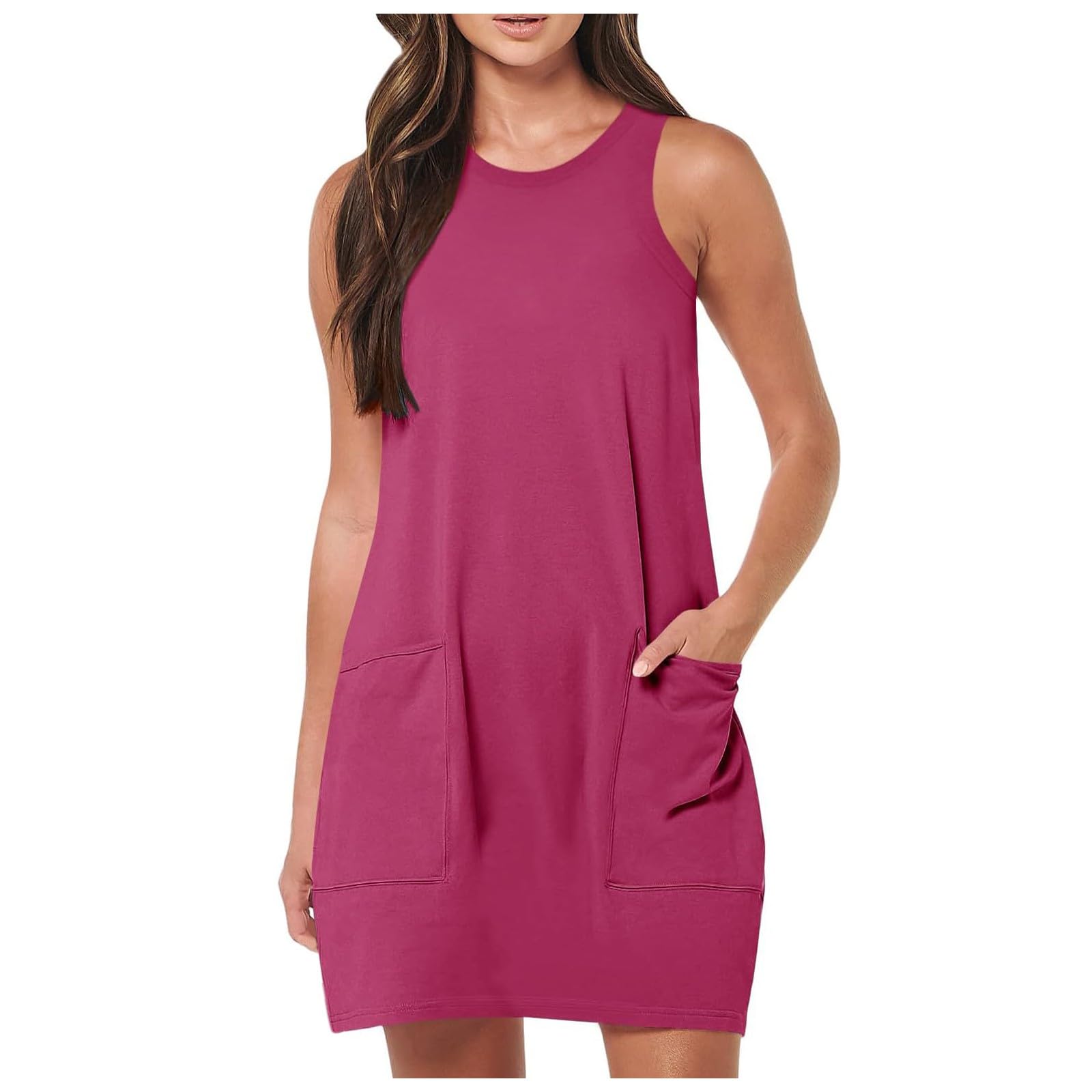 Women's Sundresses 2024 - Sleeveless Mini Short Summer Dresses for Casual, Workout, Sports & Tennis | Perfect for Beach, Vacation & Outdoor Activities