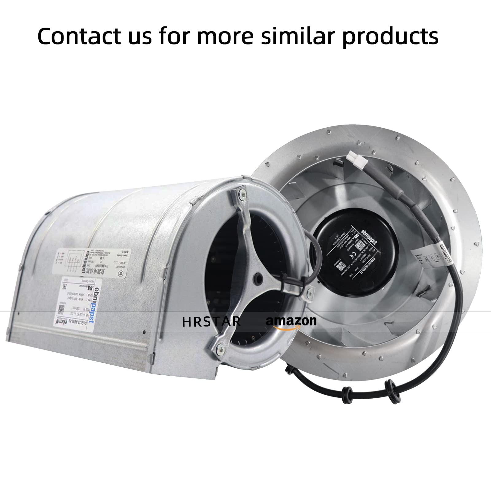 ebmpapst D1G133-AB39-22/D1G133-AB39-52 48V 105W Forward Curved Centrifugal Fan Replacement for VACON Inverter Fans - HVAC, Industrial Cooling & Ventilation Systems