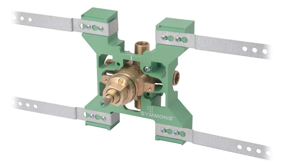Symmons 262BRBODY Temptrol Pressure-Balancing Brass Tub and Shower Valve with Rapid Install Bracket - Easy DIY Installation for Bathroom Remodeling & Shower Upgrades