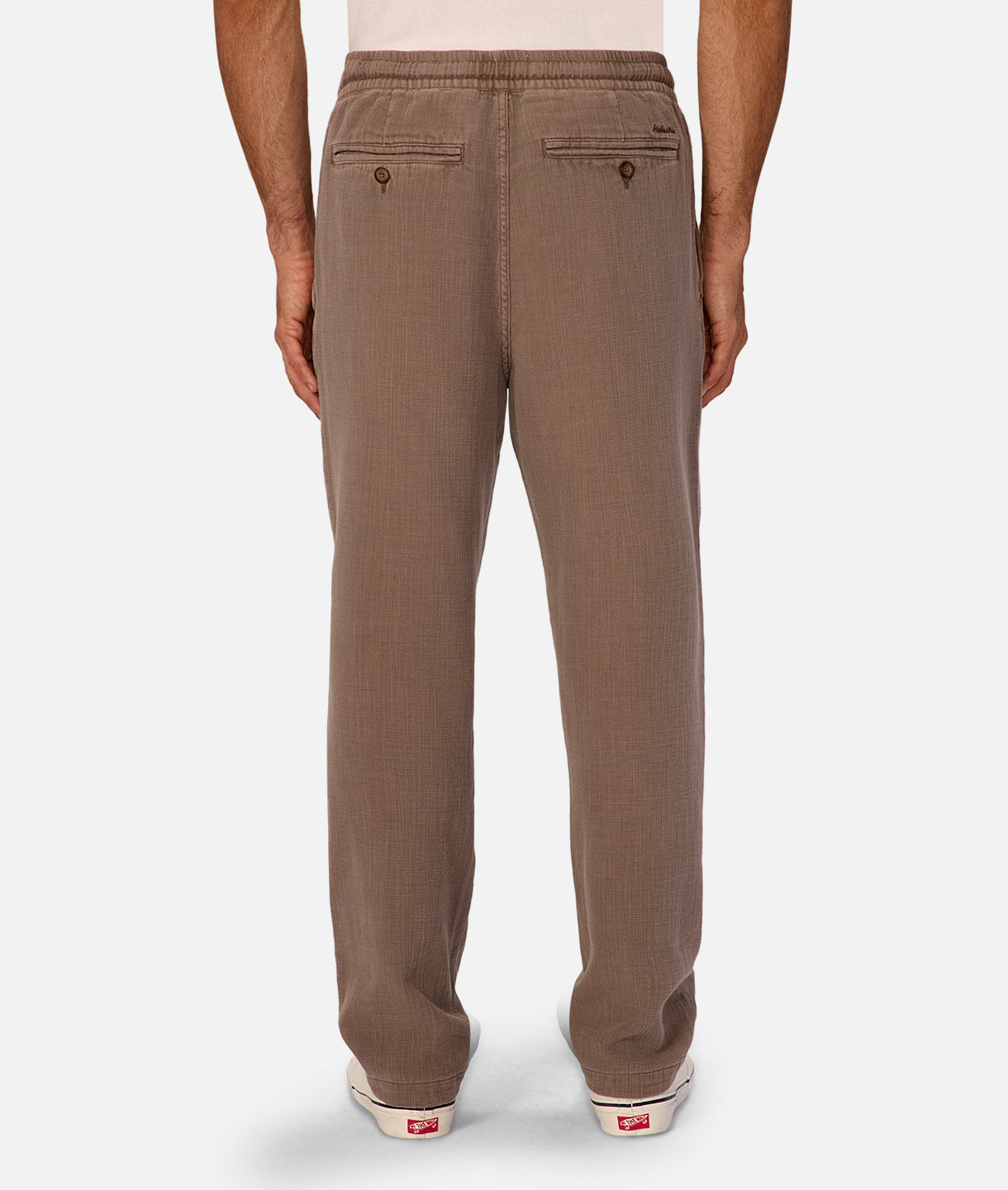 Mallorca Pant Women's High Waisted Linen Pants - Comfortable & Stylish Cappuccino Brown for Casual Wear, Office, and Travel