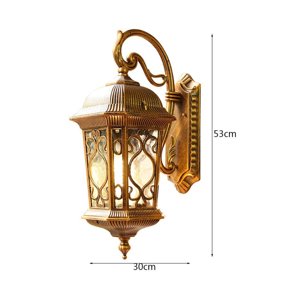 Outdoor Wall Mounted Light - Waterproof E27 Aluminum Exterior Hanging Lamp for Bedroom, Living Room & Reading - Durable Weatherproof Design for Patio, Garden & Porch Lighting