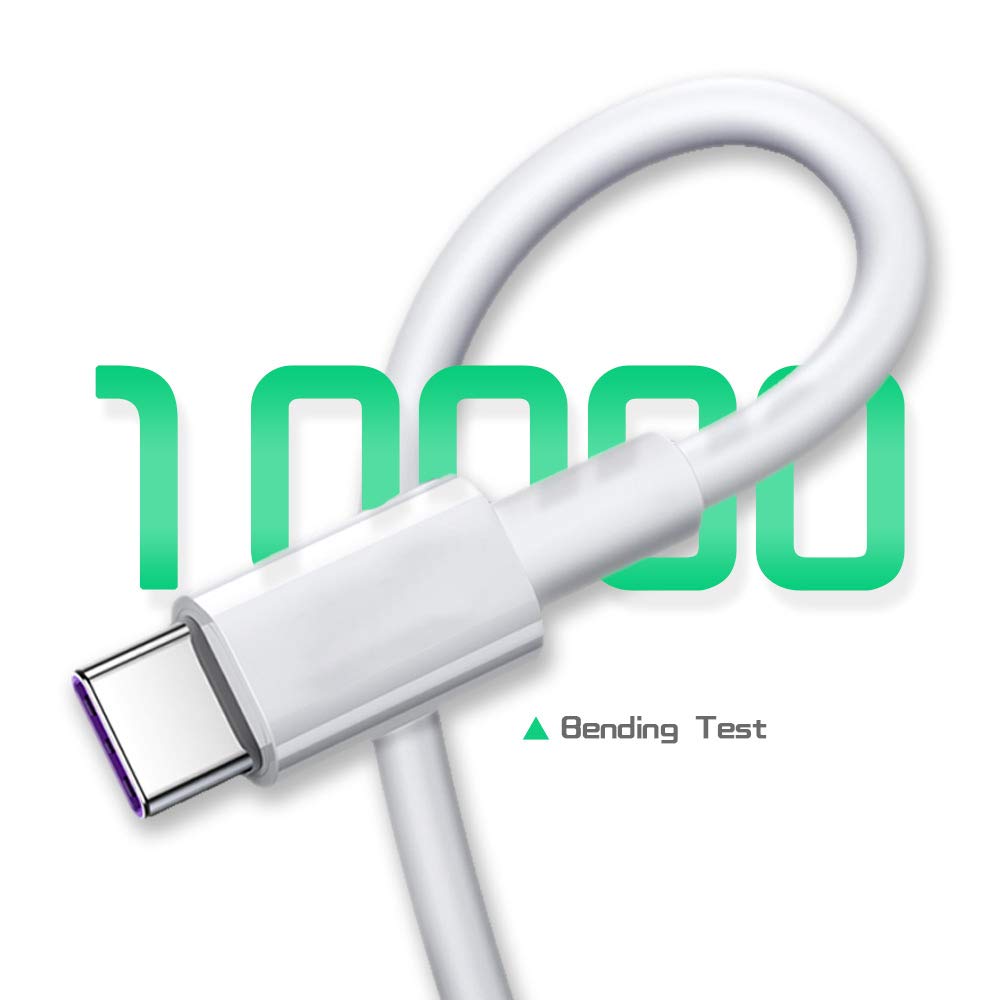2-Pack 6.6ft USB C Cable Fast Charging Cord - Compatible with Google Pixel 3a/2 XL, iPad Pro 12.9/11 (2018), Galaxy S20 Ultra/S10/S9/Note 10/Tab S4, Nintendo Switch, MacBook Air, Sony Xperia XZ, OnePlus 5/3T - Perfect for Home, Office & Travel Charging