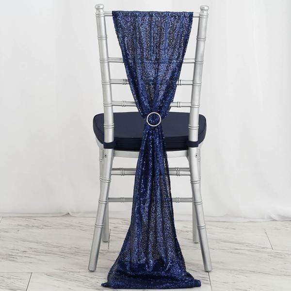 12x108 Inch Silver Sequin Table Runner for Wedding Decorations - Elegant Party, Banquet, and Holiday Table Decor